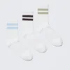3-Pack Striped Sport Socks – White – Blue/Black/Beige 3-Pack Striped Sport Socks – White – Blue/Black/Beige