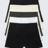 5-Pack Boxer Briefs – Black/Beige/Green/White 5-Pack Boxer Briefs – Black/Beige/Green/White