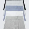 5-Pack Boxer Briefs – Black/Grey/Blue/White 5-Pack Boxer Briefs – Black/Grey/Blue/White