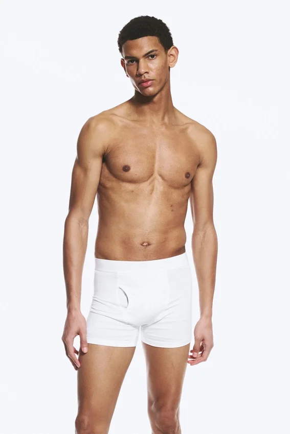 5-Pack Boxer Briefs – White 5-Pack Boxer Briefs – White