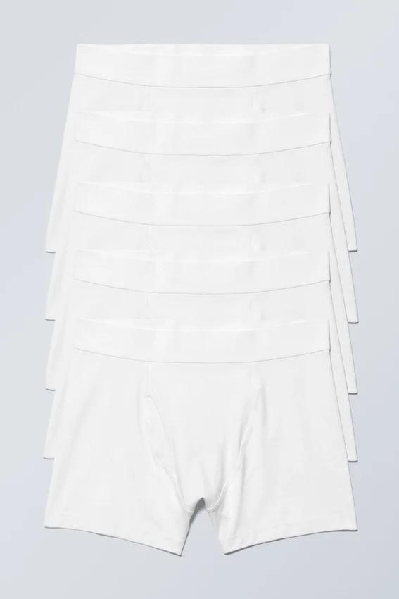 5-Pack Boxer Briefs – White 5-Pack Boxer Briefs – White