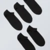 5-Pack Cotton Trainer Socks – Black 5-Pack Cotton Trainer Socks – Black