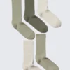 5-Pack Rib Socks – Khaki Mix 5-Pack Rib Socks – Khaki Mix