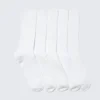5-Pack Rib Socks – White 5-Pack Rib Socks – White