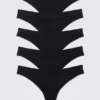 5-Pack Seamless Thongs – Black 5-Pack Seamless Thongs – Black