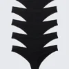 5-Pack Seamless Thongs – Black 5-Pack Seamless Thongs – Black