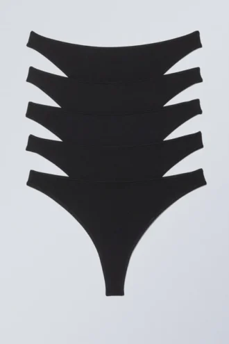 5-Pack Soul Thong – Black 5-Pack Soul Thong – Black