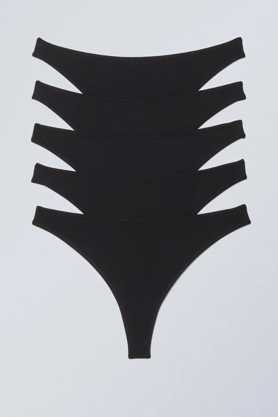 5-Pack Soul Thong – Black 5-Pack Soul Thong – Black