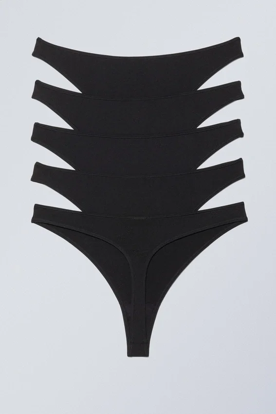 5-Pack Soul Thong – Black 5-Pack Soul Thong – Black
