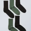 5-Pack Sport Socks – Black Dusty Green 5-Pack Sport Socks – Black Dusty Green