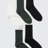 5-Pack Sport Socks – Dark Green Mix 5-Pack Sport Socks – Dark Green Mix