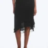 A-Line Midi Skirt – Black A-Line Midi Skirt – Black