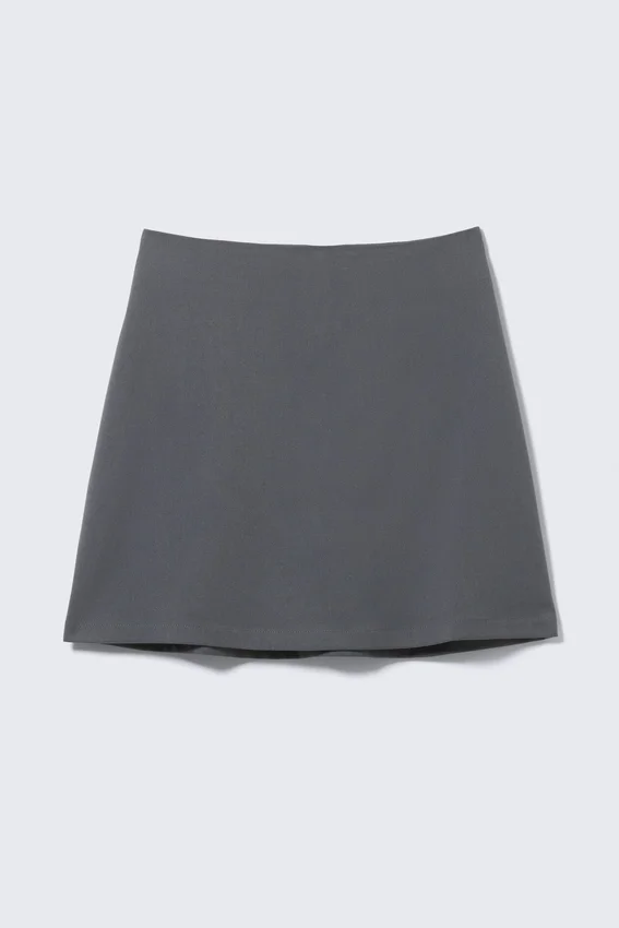 A-Line Mini Skirt – Dark Grey A-Line Mini Skirt – Dark Grey