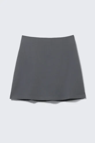 A-Line Mini Skirt – Dark Grey