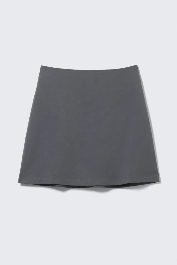 A-Line Mini Skirt – Dark Grey A-Line Mini Skirt – Dark Grey