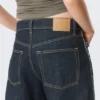 Abell Mid Rise Regular Barrel Jeans – Blue Rinse – Dark Blue Abell Mid Rise Regular Barrel Jeans – Blue Rinse – Dark Blue