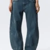 Abell Mid Rise Regular Barrel Jeans – Gnarly Blue – Medium Blue Abell Mid Rise Regular Barrel Jeans – Gnarly Blue – Medium Blue