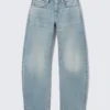 Abell Mid Rise Regular Barrel Jeans – Seventeen Blue – Medium Blue Abell Mid Rise Regular Barrel Jeans – Seventeen Blue – Medium Blue