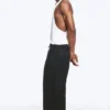 Adler Loose Fit Straight Linen Blend Trousers – Black Adler Loose Fit Straight Linen Blend Trousers – Black
