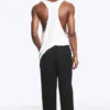Adler Loose Fit Straight Linen Blend Trousers – Black Adler Loose Fit Straight Linen Blend Trousers – Black