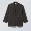 Aiden Oversized Blazer – Dark Grey Aiden Oversized Blazer – Dark Grey