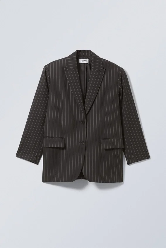 Aiden Oversized Blazer – Dark Grey Aiden Oversized Blazer – Dark Grey