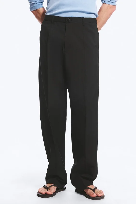 Alessi Relaxed Suit Trousers – Black Alessi Relaxed Suit Trousers – Black