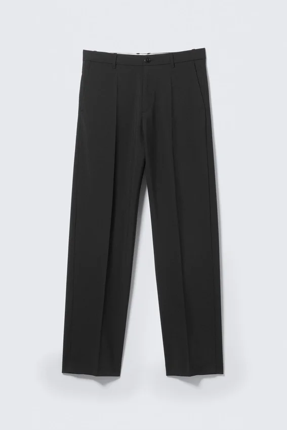 Alessi Relaxed Suit Trousers – Black Alessi Relaxed Suit Trousers – Black