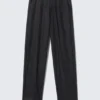 Alessi Relaxed Suit Trousers – Black Pinstripe Alessi Relaxed Suit Trousers – Black Pinstripe