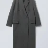 Alex Oversized Wool Blend Coat – Dark Grey Alex Oversized Wool Blend Coat – Dark Grey