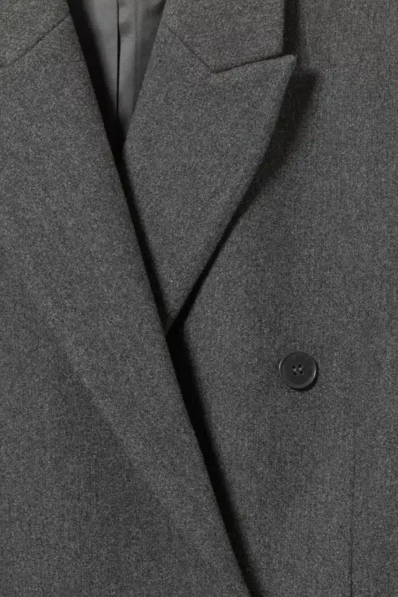 Alex Oversized Wool Blend Coat – Dark Grey Alex Oversized Wool Blend Coat – Dark Grey