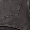 Ample Low Loose Cut Jeans – Black Tie