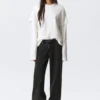 Ample Low Rise Loose Wide Cuff Jeans – Elegie Black – Black Ample Low Rise Loose Wide Cuff Jeans – Elegie Black – Black
