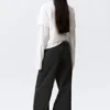 Ample Low Rise Loose Wide Cuff Jeans – Elegie Black – Black Ample Low Rise Loose Wide Cuff Jeans – Elegie Black – Black