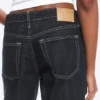 Ample Low Rise Loose Wide Jeans – Blue Rinse – Dark Blue Ample Low Rise Loose Wide Jeans – Blue Rinse – Dark Blue