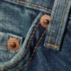 Ample Low Rise Loose Wide Jeans – Gasoline Blue – Medium Blue