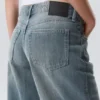 Ample Low Rise Loose Wide Jeans – Gloria Blue – Medium Blue Ample Low Rise Loose Wide Jeans – Gloria Blue – Medium Blue