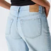 Ample Low Rise Loose Wide Jeans – Kimberley Blue – Light Blue Ample Low Rise Loose Wide Jeans – Kimberley Blue – Light Blue