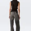 Ample Low Rise Loose Wide Jeans – Redondo Black – Black Ample Low Rise Loose Wide Jeans – Redondo Black – Black
