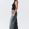 Ample Low Rise Loose Wide Jeans – Redondo Blue – Medium Blue Ample Low Rise Loose Wide Jeans – Redondo Blue – Medium Blue