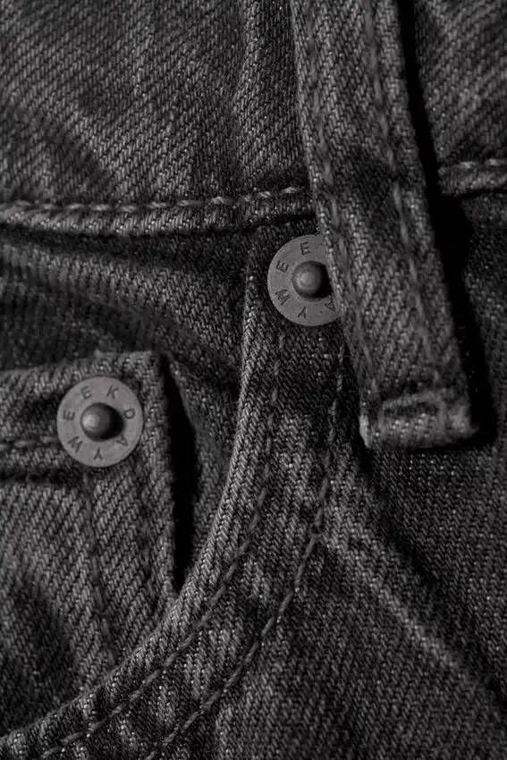 Ample Low Rise Loose Wide Jeans – Risso Black – Black Ample Low Rise Loose Wide Jeans – Risso Black – Black