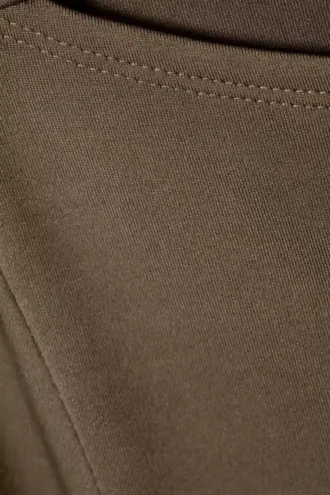 Annie Long-Sleeved Boat-Neck Top – Dark Mole