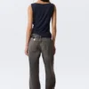 Annie Sleeveless Boat-Neck Top – Dark Blue Annie Sleeveless Boat-Neck Top – Dark Blue