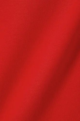 Annie Soft Sleeveless Boat-Neck Top – Red