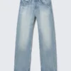 Anti Unisex Low Waist Regular Straight Jeans – Blue Moon – Light Blue | Cheap Monday Gb Anti Unisex Low Waist Regular Straight Jeans – Blue Moon – Light Blue | Cheap Monday Gb
