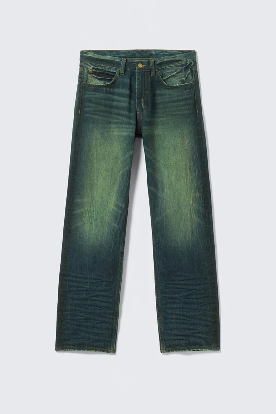 Anti Unisex Low Waist Regular Straight Jeans – Marine Green – Green | Cheap Monday Gb Anti Unisex Low Waist Regular Straight Jeans – Marine Green – Green | Cheap Monday Gb