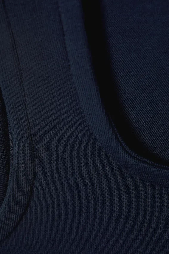 Antonia Square Neck Top – Dark Blue Antonia Square Neck Top – Dark Blue
