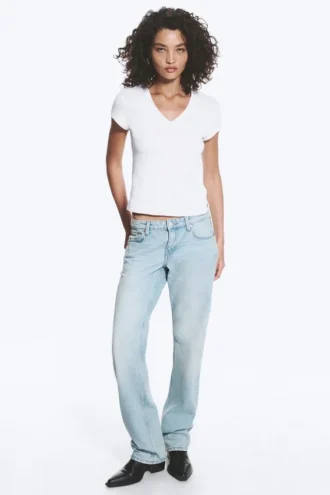 Arrow Low Rise Regular Straight Jeans – Aeon Blue – Light Blue