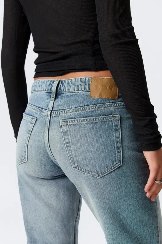 Arrow Low Rise Regular Straight Jeans – Blue Fade – Medium Blue Arrow Low Rise Regular Straight Jeans – Blue Fade – Medium Blue