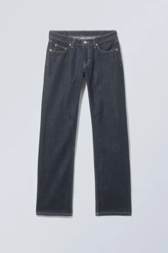 Arrow Low Rise Regular Straight Jeans – Blue Rinse – Dark Blue